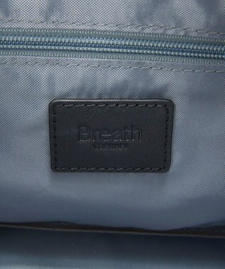 TOPKAPI 【Breath TOPKAPI sis】【WEB限定】ナイロン レザーポケット ミニ トートバッグ ショルダー付き 軽量 / CALM カーム グレー