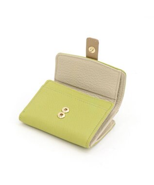IBIZA フェリース　三つ折り財布 黄緑