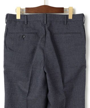 J.PRESS MEN 【KING SIZE】トリートメントウール ストレッチムリネドビー スラックス ダルブルー系