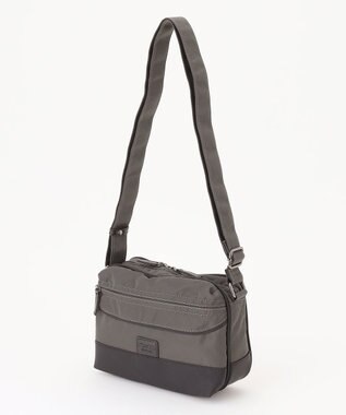 Y'SACCS 【Y’SACCS vous et】ナイロン×ポリウレタン ショルダー ダークグレー