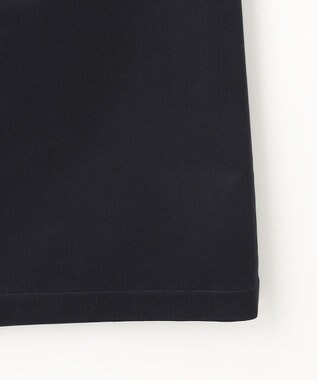 J.PRESS LADIES L 【洗える】シャンブレーサテン ナロー スカート ネイビー系