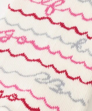 23区GOLF 【WOMEN】ウェーブロゴ アンクルソックス ピンク系5