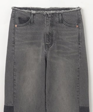 GRACE CONTINENTAL ベルトレスデニムパンツ ブラック