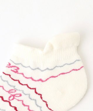 23区GOLF 【WOMEN】ウェーブロゴ アンクルソックス ピンク系5