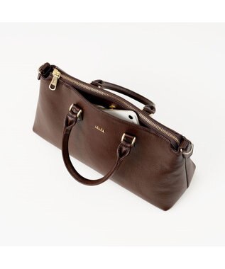 IBIZA アクセソリオ　牛革　2WAYバッグ 濃茶