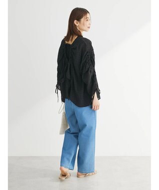 Green Parks ・ＥＬＥＮＣＡＲＥ　ＤＵＥ　バックリボンブラウス Black
