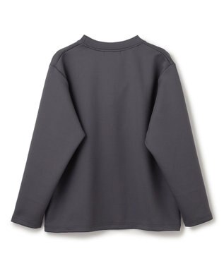 UNFILO MENS BEAUTY FORM JERSEY 着流しカーディガン チャコール