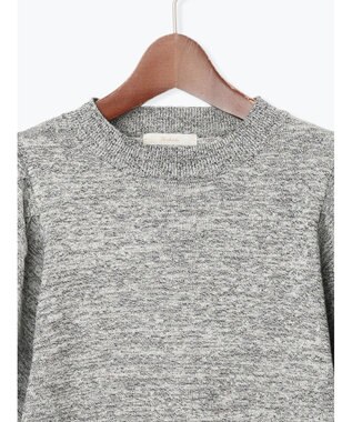 Te chichi バルーンスリーブメランジニット グレー