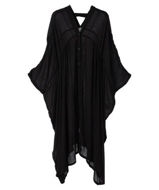 Green Parks Ｉ　レーヨンクレープチュニック Black