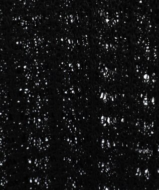 Green Parks ＳＥＴ２点　クロシェ風ニットプルオーバー Black