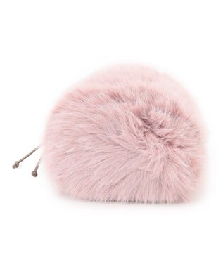 23区 【見上愛さん着用】フェイクファー チャーム バッグ ピンク系