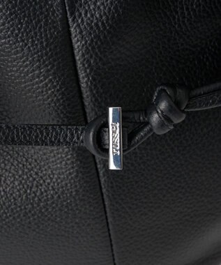 russet レザー2WAYミニトートバッグ(CE-1643) Black