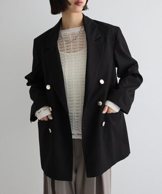 Green Parks ＳＥＴ２点　クロシェ風ニットプルオーバー Off White