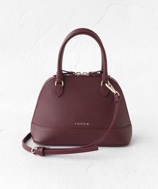 TOCCA LE SOMMET MINI BUGATTI BAG レザーバッグ レッド系