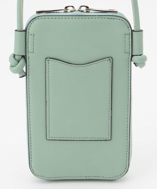 LA BAGAGERIE 【MONICA】サイドノットスクエアポシェット グリーン