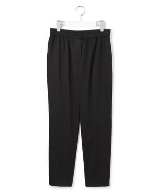 ICB 【裏起毛】 ウォームサテン スティックパンツ ブラック系