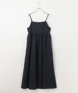 #Newans 【洗える】ボリュームキャミソールドレス ブラック系