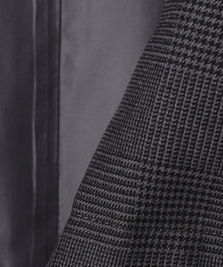 J.PRESS LADIES S 千鳥&グレンチェック ショート ダウン コート グレー系3