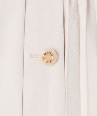 ANY SIS 【洗える】ダブルプリーツコンビ スカート アイボリー