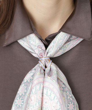 MOONBAT Luna Luce(ルナルーチェ)スカーフリング パール調 3Ring お手持ちのスカーフを通すだけ ギフト ペールスカイ