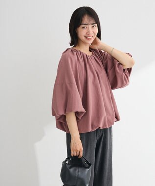 Green Parks ・ＥＬＥＮＣＡＲＥ　ＤＵＥ　バルーンブラウス Pink