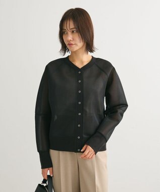 Green Parks シアーダンボールブルゾン Black