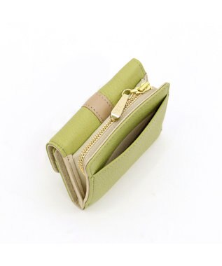 IBIZA フェリース　三つ折り財布 黄緑