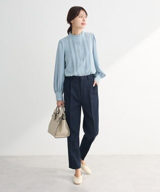 Green Parks ・ＥＬＥＮＣＡＲＥ　ＤＵＥ　ピンタックブラウス Mint