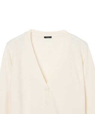 JOSEPH 【WEB&OUTLET限定・洗える】ライトウールカシミヤ　カーディガン Ivory