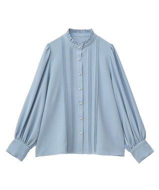 Green Parks ・ＥＬＥＮＣＡＲＥ　ＤＵＥ　ピンタックブラウス Mint