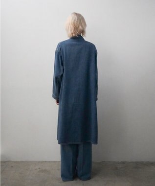 GRACE CONTINENTAL メカニックデニムコート ブルー
