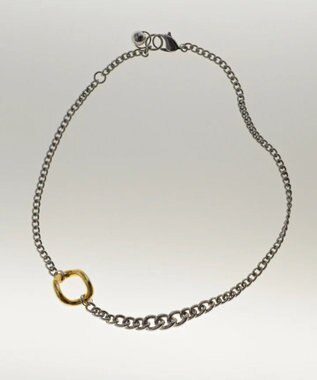 simoe Hug Necklace 01 ネックレス シルバー×ゴールド