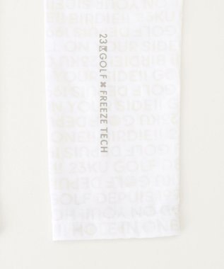 23区GOLF 氷撃シリーズ【冷感】【UNISEX】アームカバー ホワイト系