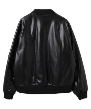 WEGO 【ユニセックス着用ITEM】エコレザーMA－1 ブラック