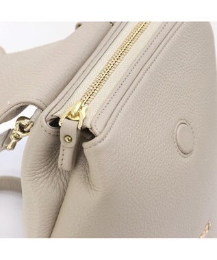 IBIZA アニマーダ　牛革　ポシェット（フクロウ） ライトグレー