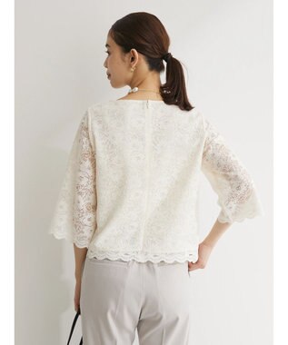 Green Parks ｅｆ－ｄｅ　レースブラウス White