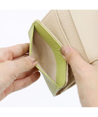 IBIZA フェリース　三つ折り財布 黄緑