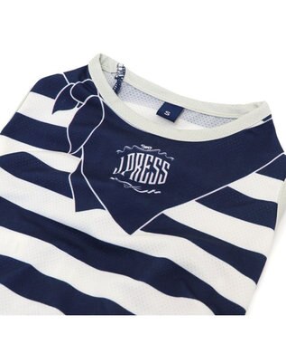 PET PARADISE J.PRESS エコメイドパンツつなぎ 小型犬 ホワイト×ネイビー