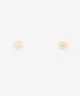 TOCCA 【WEB限定】FLORA K18 DIAMOND  K18 PIERCED EARRINGS K18 ダイヤモンド ピアス ゴールド系