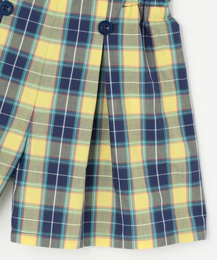 組曲 KIDS 【110-140㎝】チェック ショートパンツ イエロー系5