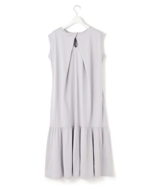 J.PRESS YORK STREET 【WOMEN】フレアギャザー ワンピース スカイブルー系