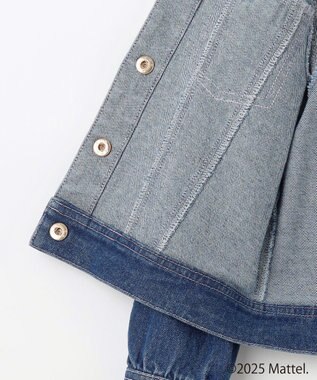 ANY KIDS 【Barbie(TM)】リボン デニムジャケット インディゴ