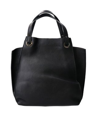 INTER-CHAUSSURES 【RIPANI】レザーハンドバッグ ブラック