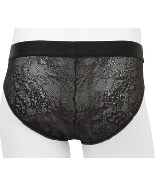 WACOAL MEN WACOAL MEN 【レースブリーフ】 ブリーフ フロント立体設計 通気性 花柄レース 前閉じ 下着 ビキニ メンズ WF1822 /ワコールメン ブラック