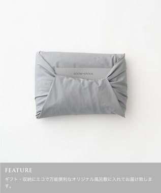 LOOM&SPOOL FOL綿毛布ブランケット／カーキ カーキ