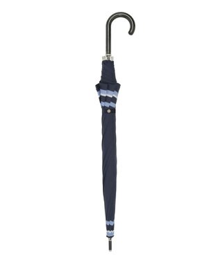 MOONBAT 【日本製/ジャンプ傘】POLO RALPH LAUREN（ポロ ラルフローレン） 長傘 ボーダー ネイビーブルー