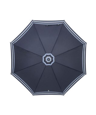 MOONBAT 【日本製/ジャンプ傘】POLO RALPH LAUREN（ポロ ラルフローレン） 長傘 ボーダー ネイビーブルー