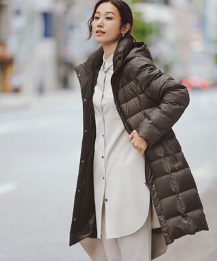 ICB L 【洗える】 ウールミルドサキソニー ロングシャツ トープ系