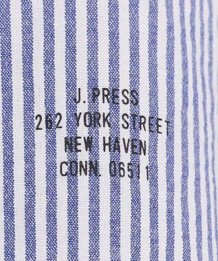 J.PRESS MEN 【WEB・一部店舗限定】シアサッカー ストライプシャツ / B.D. ネイビー系1