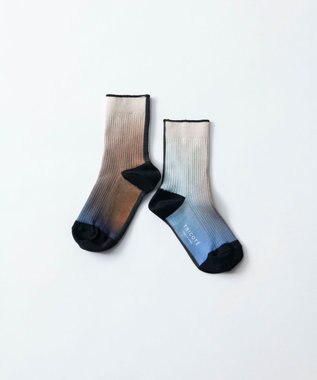 TRICOTE GRADATION LINK SOCKS／グラデーションリンクソックス 32BLUE